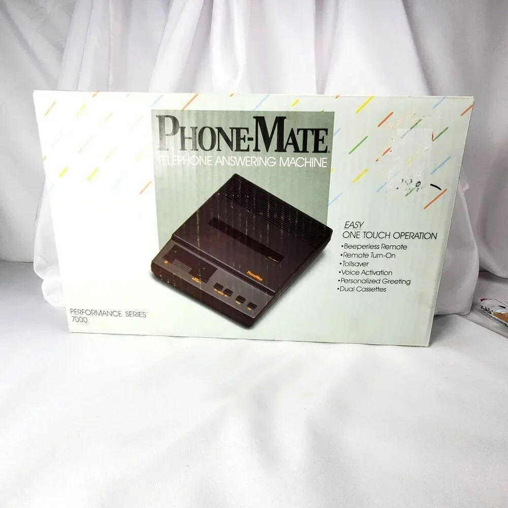 VTG 1986 Phone-Mate Telephone Answering Machine Performance Series 7000 NIB - Picture 8 of 14